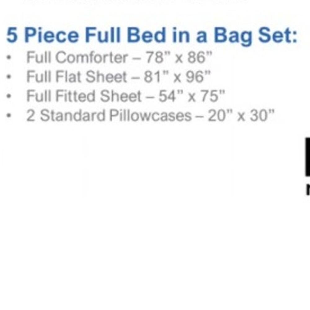 NEW Pokemon 5 Piece Full Double Bedding Set Comforter + Sheets + 2 Pillowcases - Picture 9 of 9